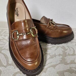 Women's Shoes NERO GIARDINI I217715D Loafers Casual CUOIO Size 36 Made in Italy